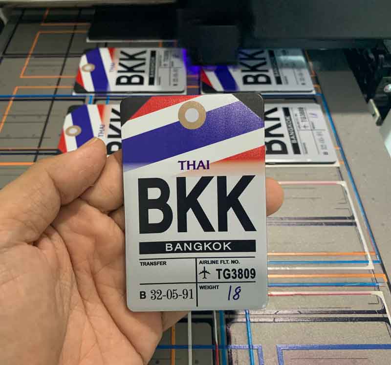 พิมพ์ป้ายคล้องคอพนักงาน ป้ายพนักงาน