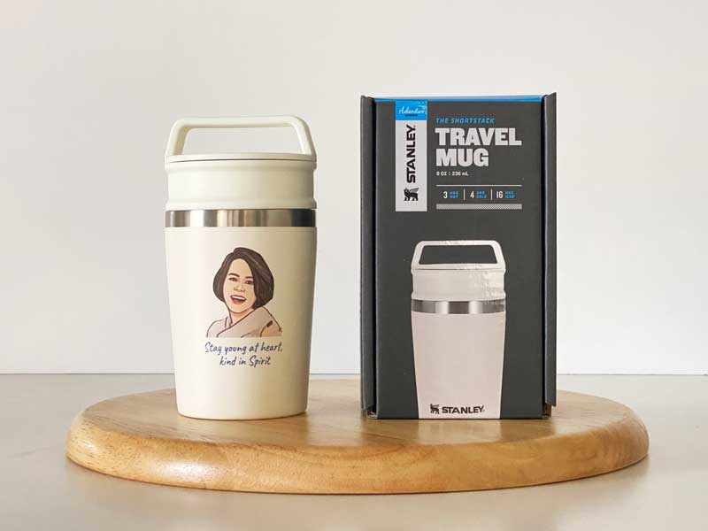 ชุดของขวัญ แก้ว กระบอกน้ำพิมพ์ลายผู้จัดการ ผู้บริหาร