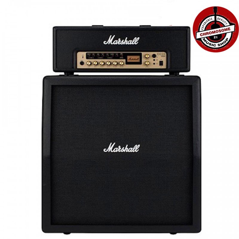 แอมป์กีตาร์ไฟฟ้า Marshall CODE 100H + คาบิเน็ตCABINET CODE 412