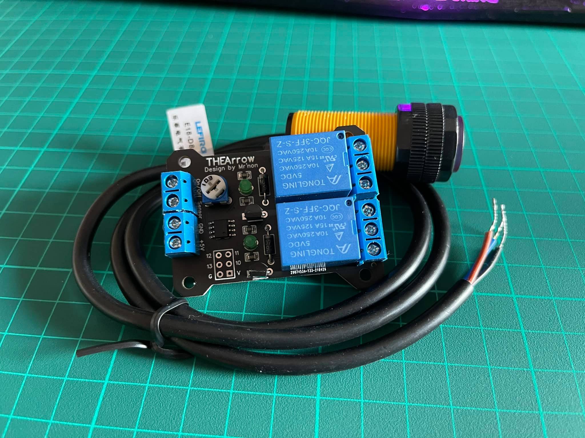 ชุดควบคุมตู้พ่นหมอก Relay 2ch หน่วงเวลาตามค่าโวลลุ่ม มี 2 โหมด Auto,Manual