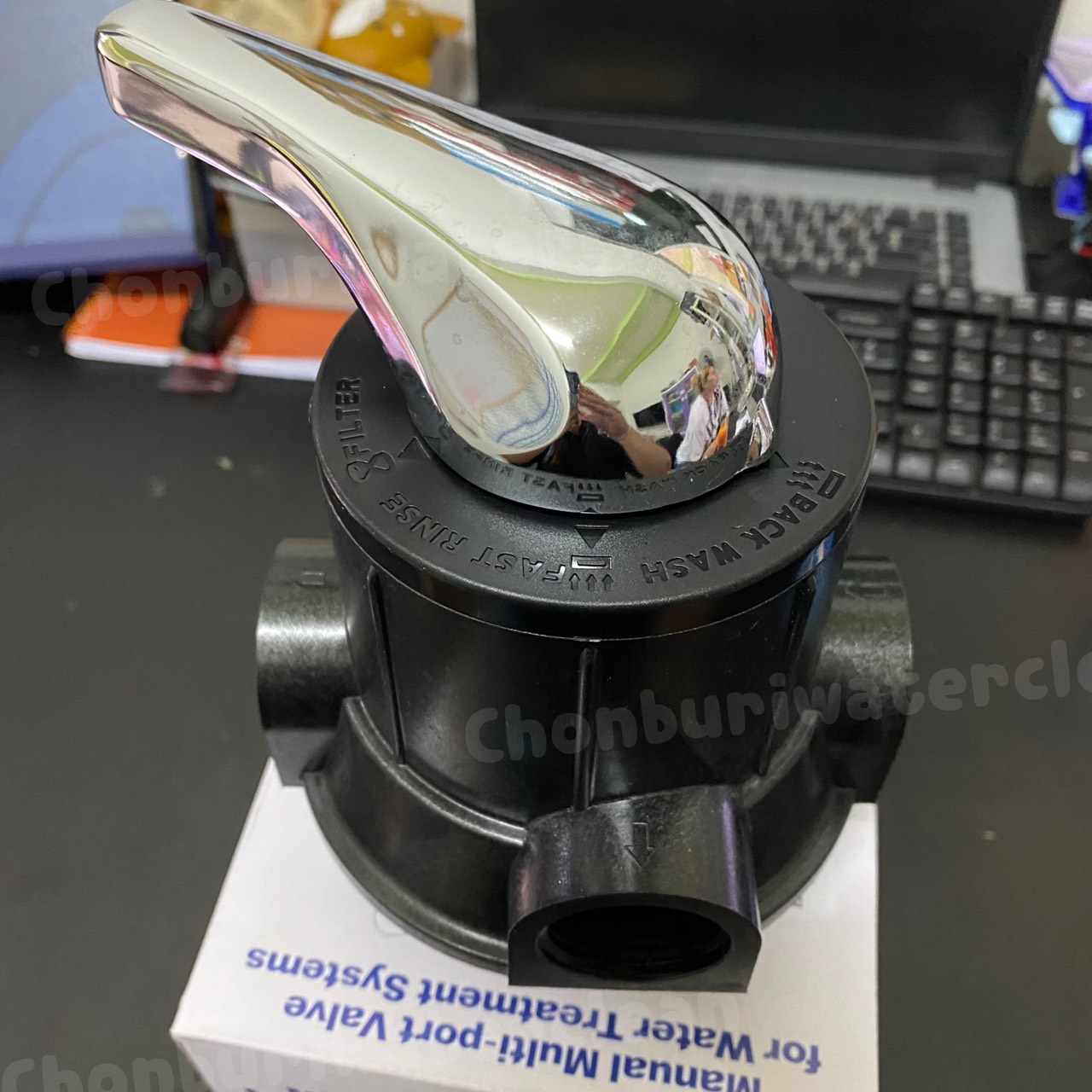 Manual Valve หัววาล์วคาร์บอน ควบคุมถังกรองน้ำแบบมือหมุน