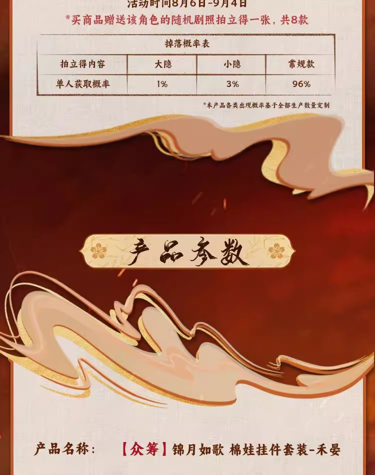 Pre - ตุ๊กตาเหอเยี่ยน เหนือสมรภูมิ LegendOfTheFemaleGeneral 10 cm.(Official Goods) ซีรีส์จีน นำแสดงโดย โจวเย่