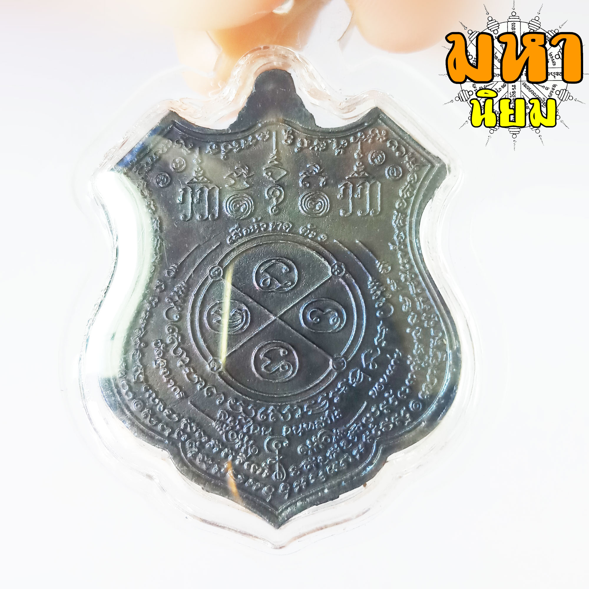 เหรียญเสือหัวขาดตัวหนึ่ง หลวงพ่อไฉน ฉนฺทสาโร จ.ขอนแก่น เนื้อนวะโลหะ เลี่ยมกรอบอย่างดี