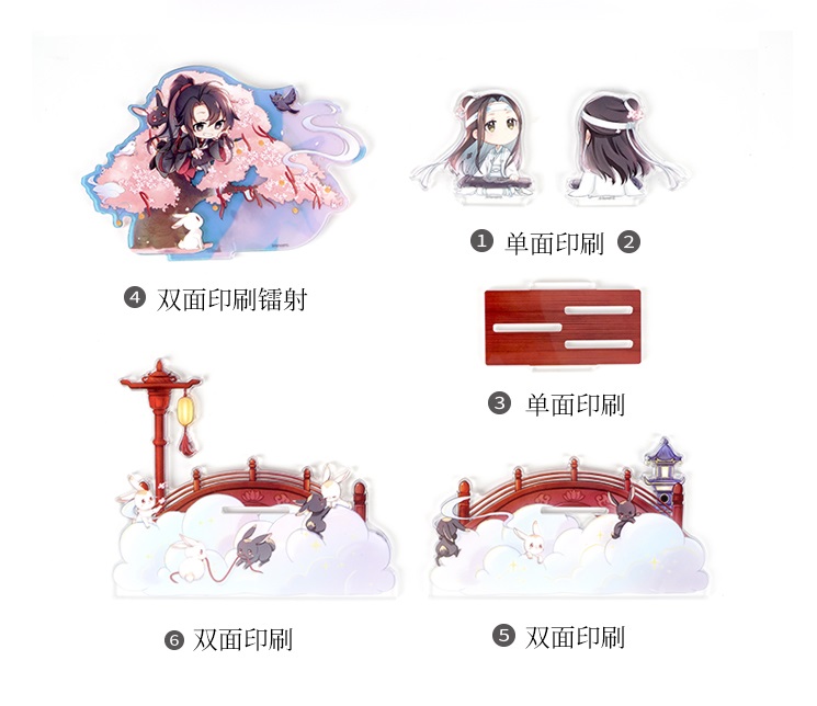 Pre - KAZE Standee ปรมาจารย์ลัทธิมาร #วั่งเซี่ยน สุดน่ารัก mdzs