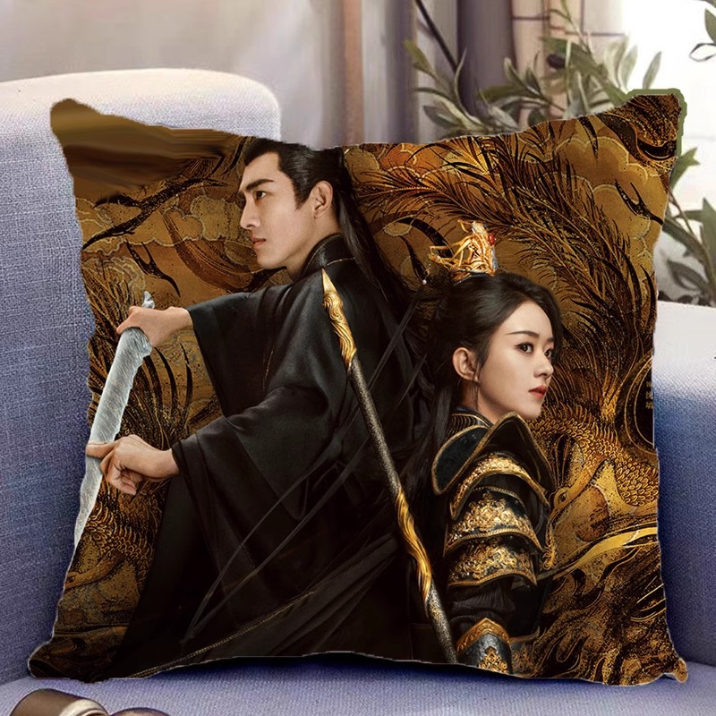 Pre - หมอนซีรี่ส์ลายปฐพีไร้พ่าย Shen Li สิงจื่อ จ้าวลี่อิง ZhaoLiying (ไม่ใช่สินค้าอฟช.)35 ซม.