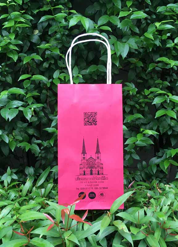 พิมพ์สกรีนโลโก้บนถุงชอปปิ้ง ถุงหูหิ้ว ไม่เกิน 500 ใบ Shopping Bag