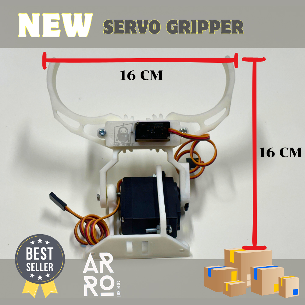 มือจับเซอร์โว Mg90s + MG996-995 มือจับกริปเปอร์ 3D เชอร์โวใหญ่ตัวยก Servo Grirpper