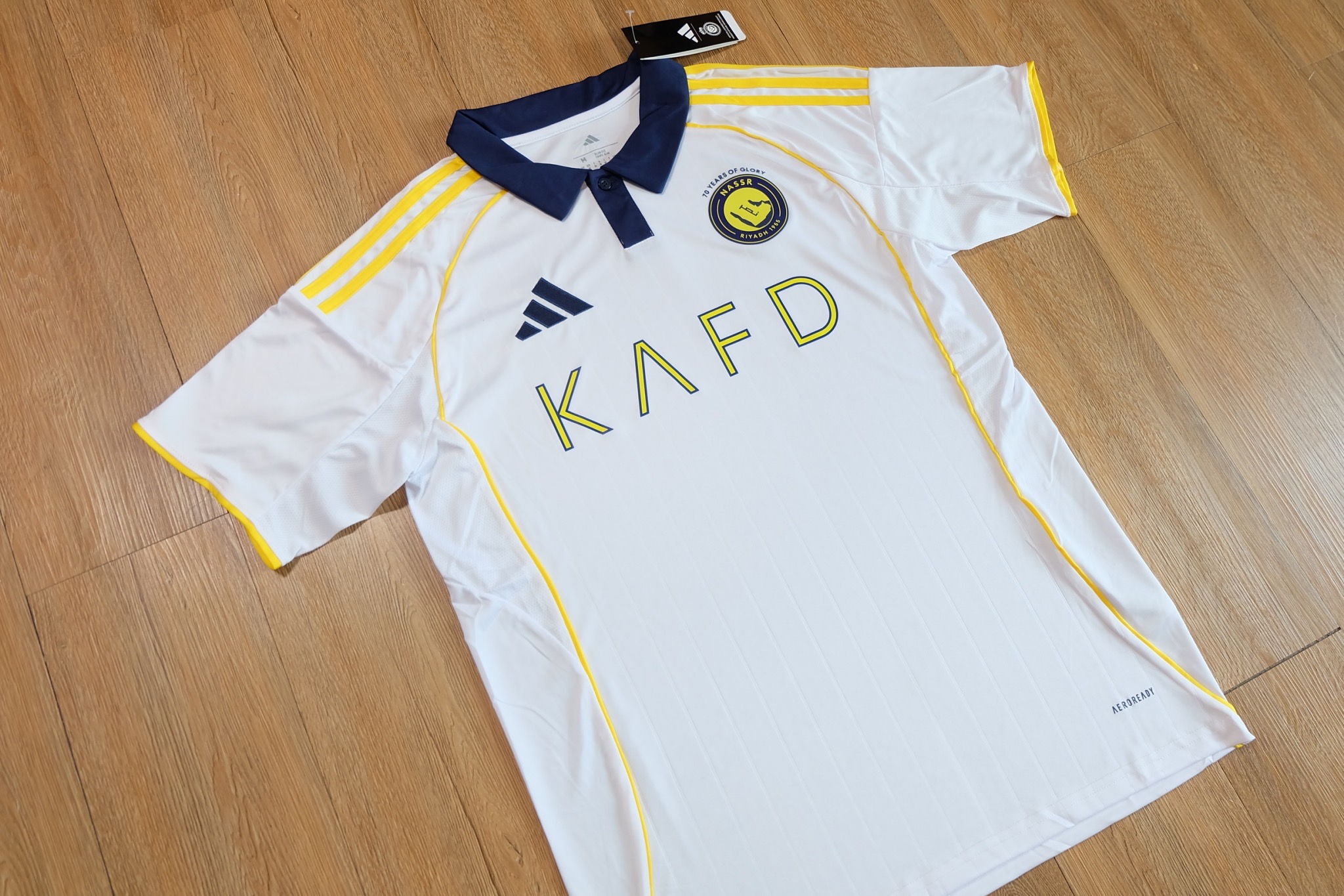 มาใหม่ เสื้อฟุตบอล แอล นาสเซอร์ สีขาว Fans Edition เกรดแฟนบอล 2025