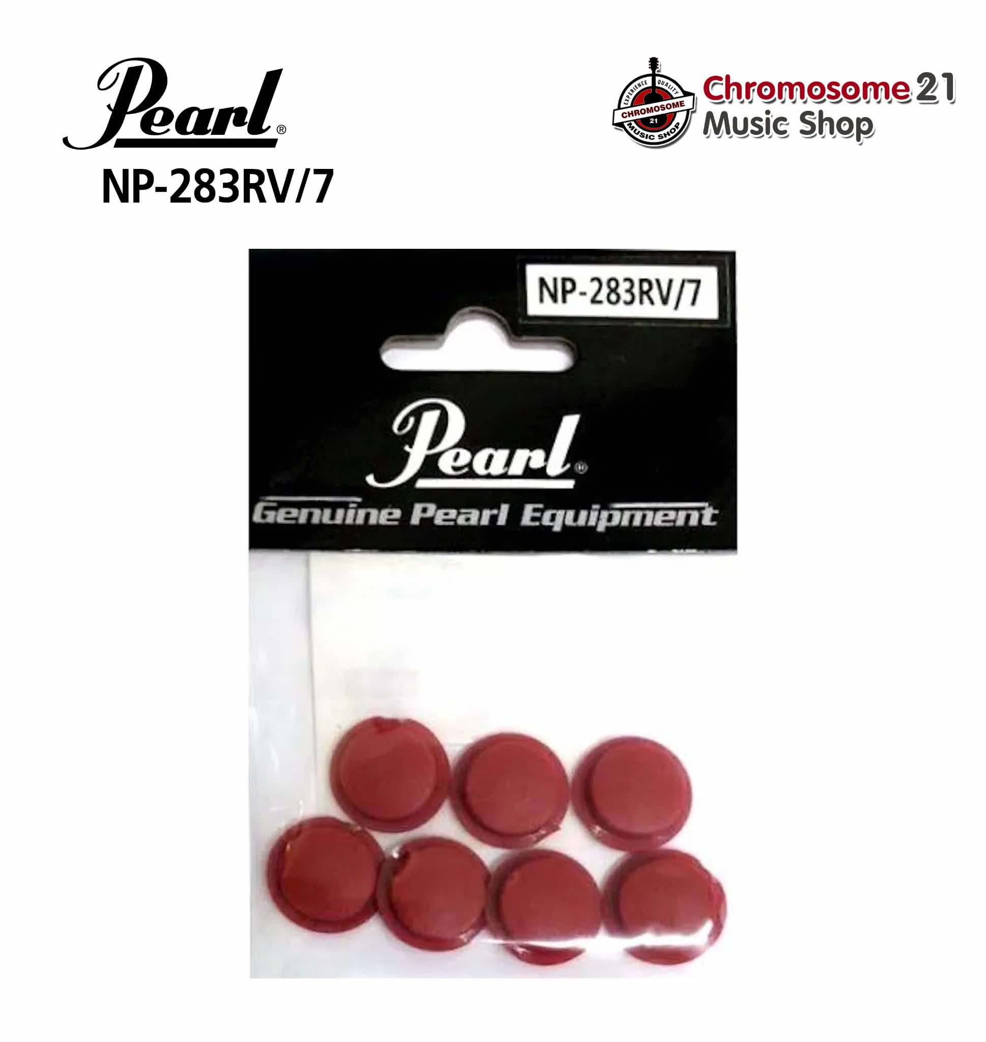 ปุ่มยางแดง Pearl NP-283RV/7 Para Pedal Eliminator Red Line