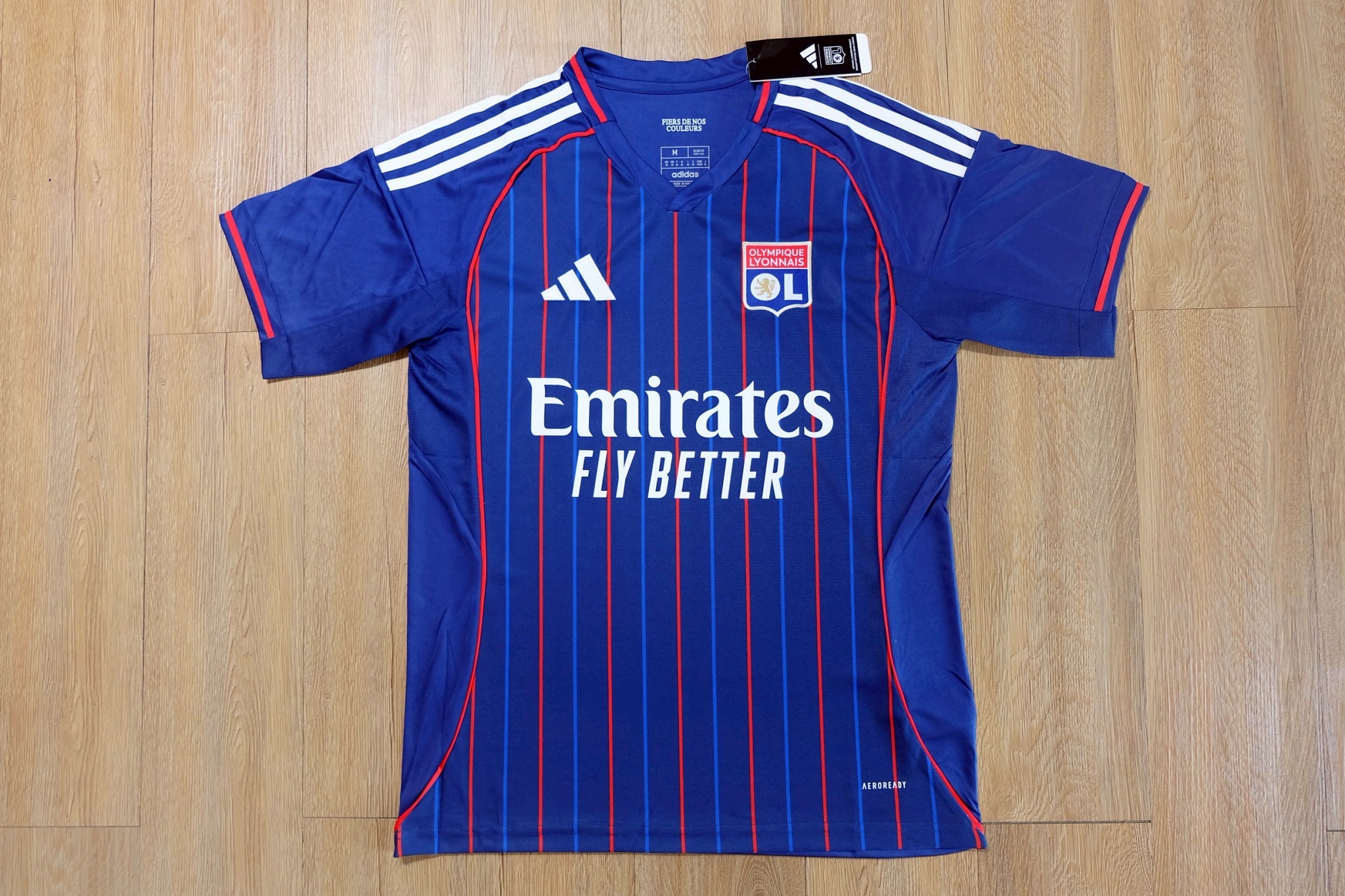 เสื้อฟุตบอล ลิยง เยือน สีน้ำเงิน Fans Edition เกรดแฟนบอล 2025