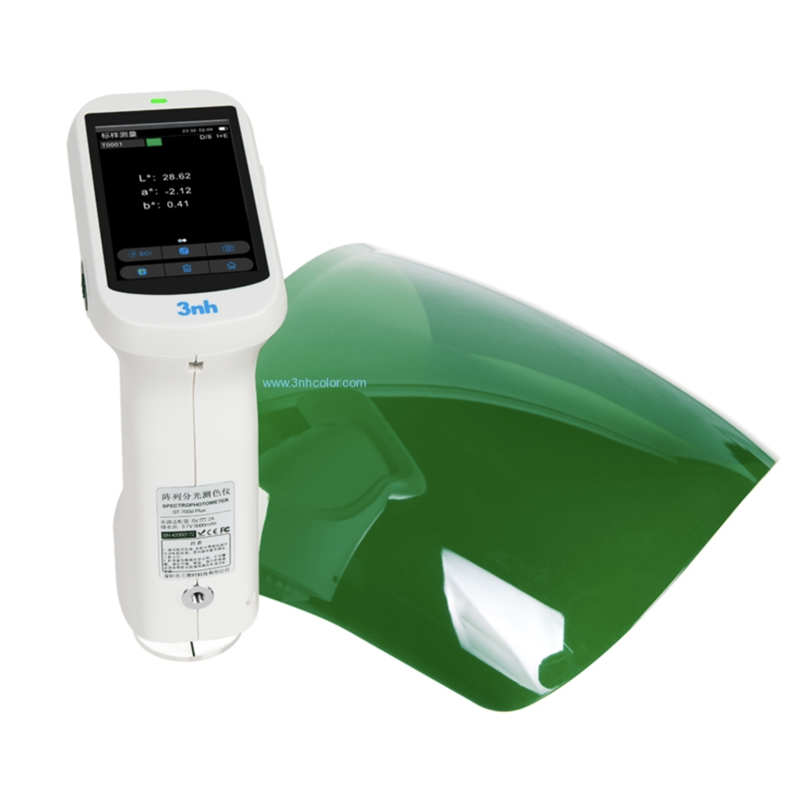 สเปกโตรโฟโตมิเตอร์ชนิดอาร์เรย์ รุ่น ST-700d พร้อมช่องวัด 3 ขนาด (ST-700d Array Spectrophotometer with 3 Apertures) ยี่ห้อ 3nh