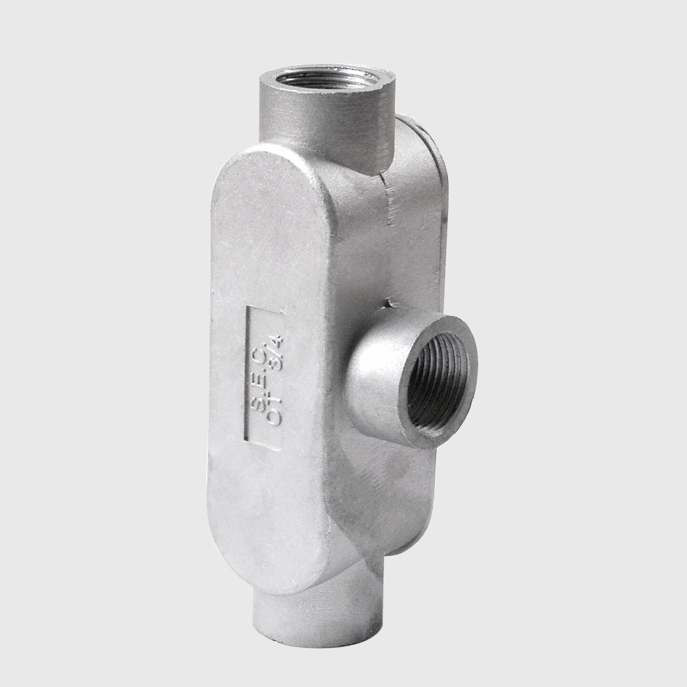 SEC O.T. BOX (Conduit Body O.T.) โอ.ที.บ็อก พร้อมฝา (ข้อต่อโอ.ที)