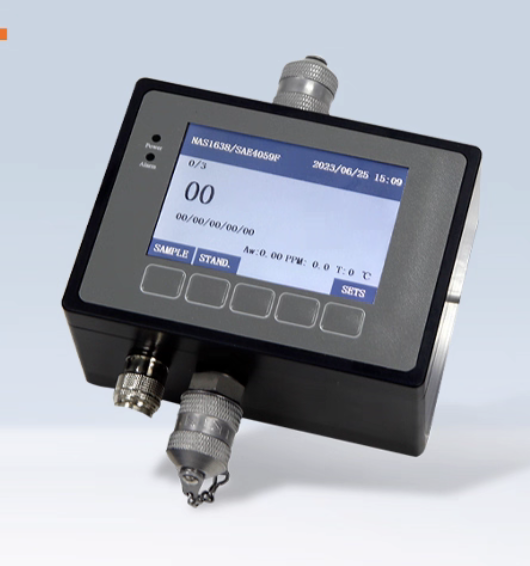 เครื่องตรวจวัดอนุภาคน้ำมัน (High-Precision Oil Particle Counter – Online Lubricant & Hydraulic Oil Tester) สินค้า OEM