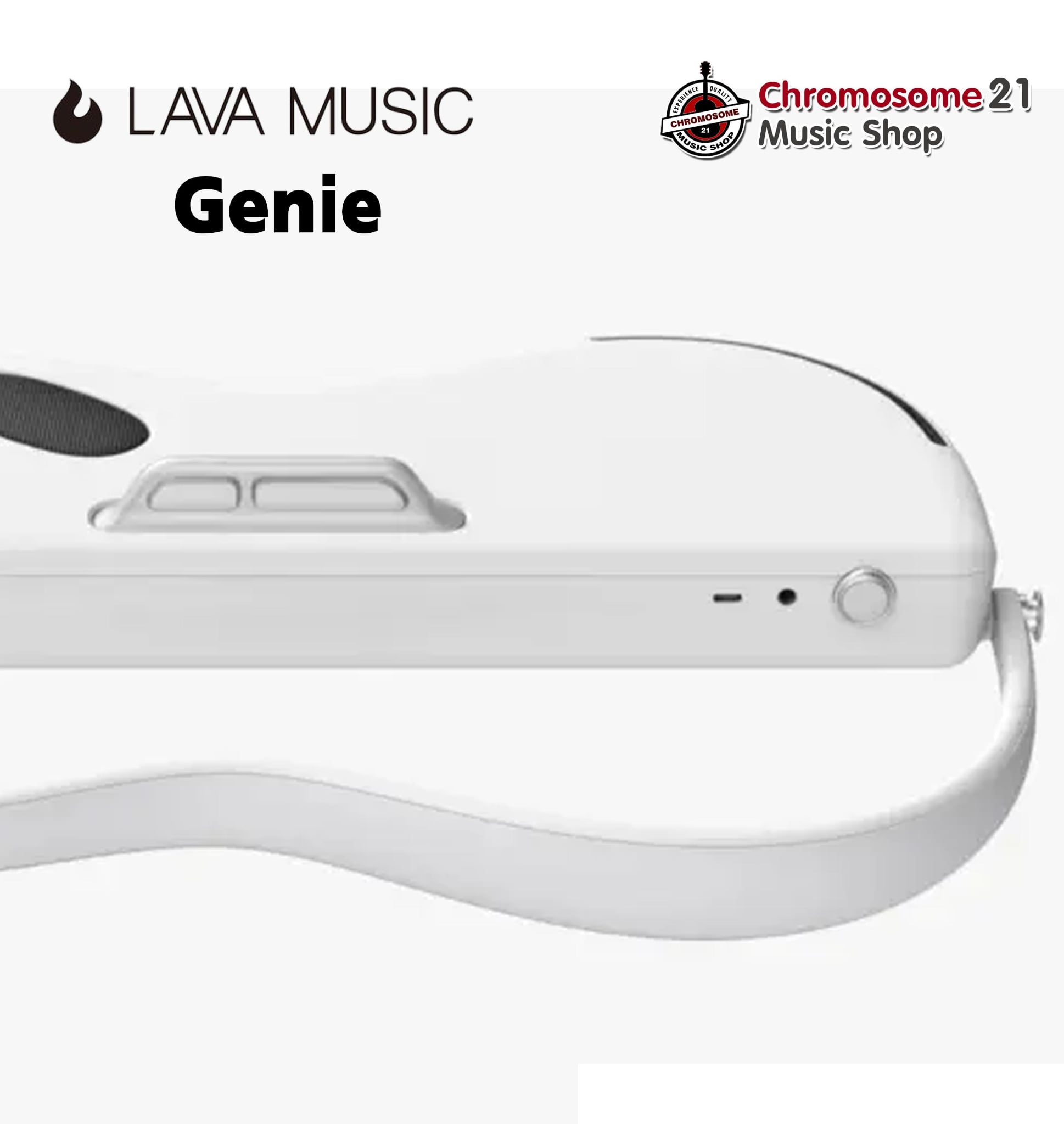 กีตาร์ไฟฟ้า Lava Genie (สี White Genie)