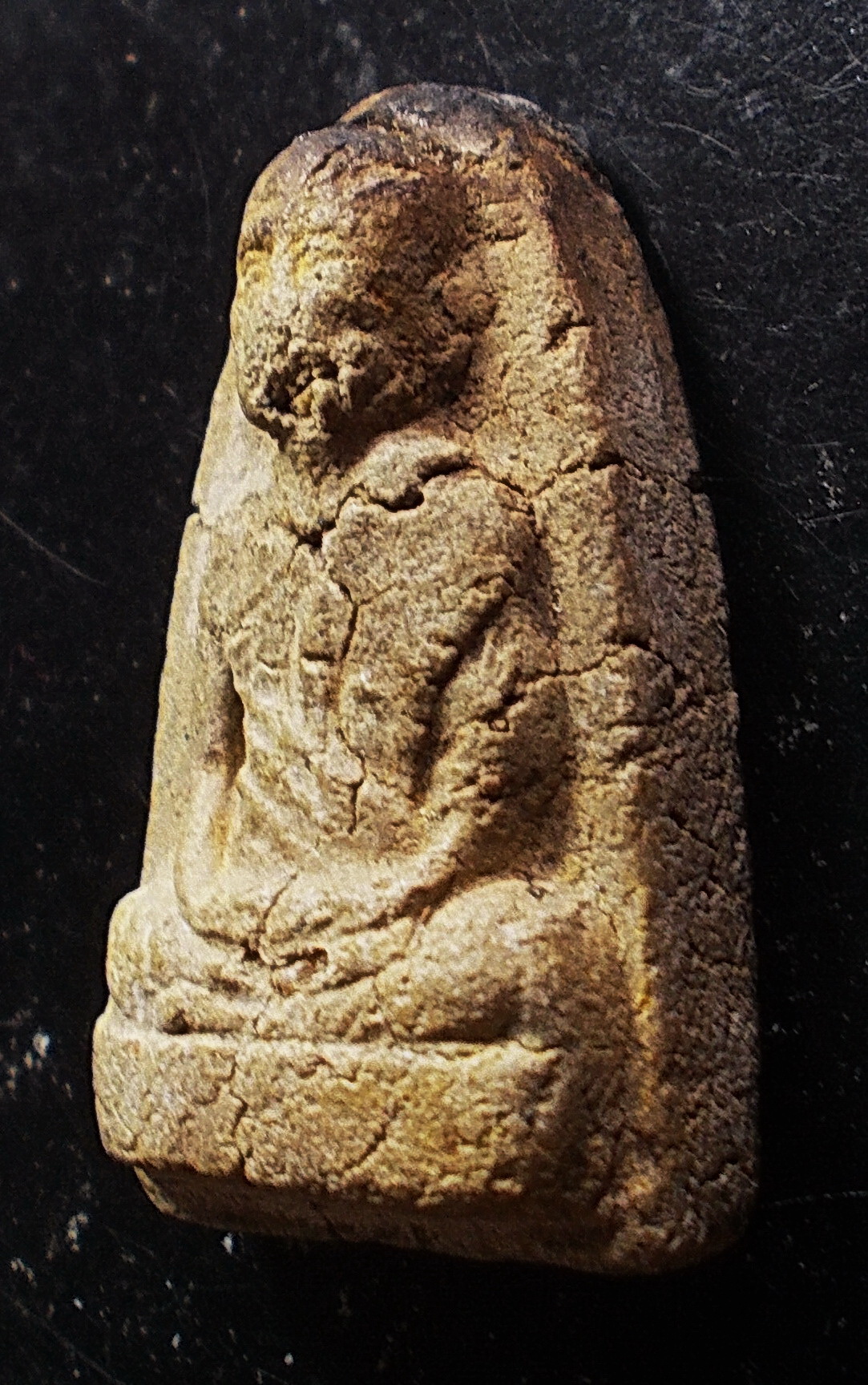 พระผงรูปเหมือน รุ่นแรก หลวงพ่อเปียก วัดนาสร้าง ชุมพร ปี 2505