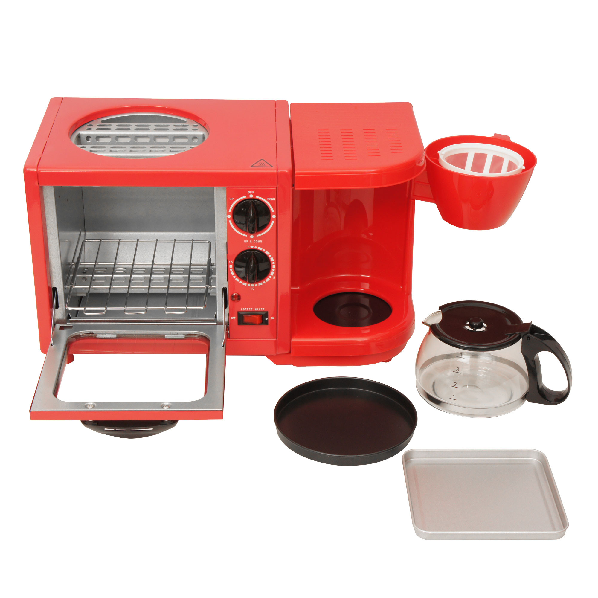 FRY KING เครื่องมัลติฟังก์ชั่นอาหารเช้า FR-BF2 เครื่องทำอาหารเช้า ชงกาแฟ อบขนม