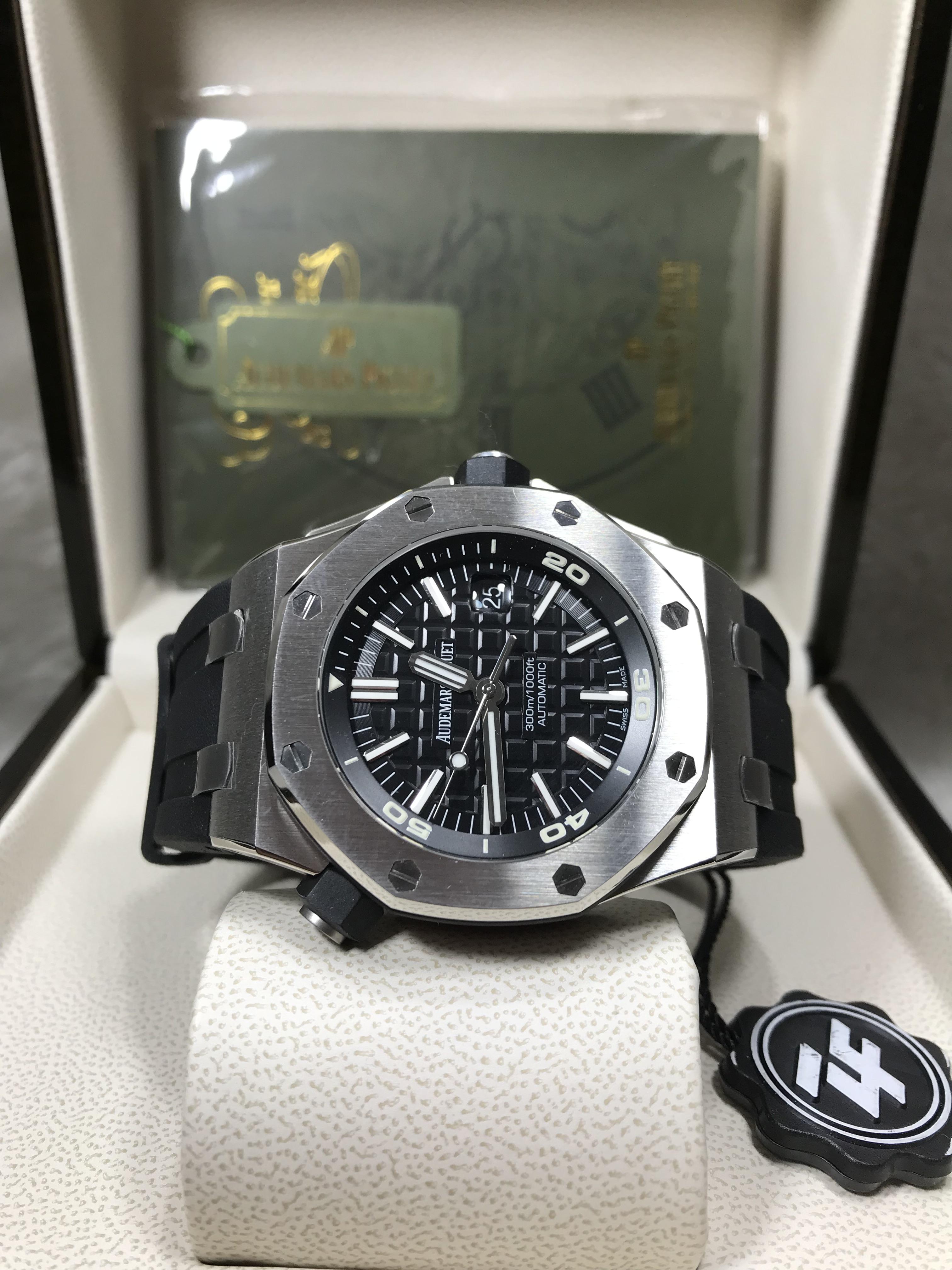 Audemars Piguet Diver Black Dial 15710ST (Swiss ZF)