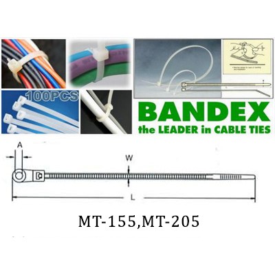 BANDEX MOUNT TIES เคเบิ้ลไทร์