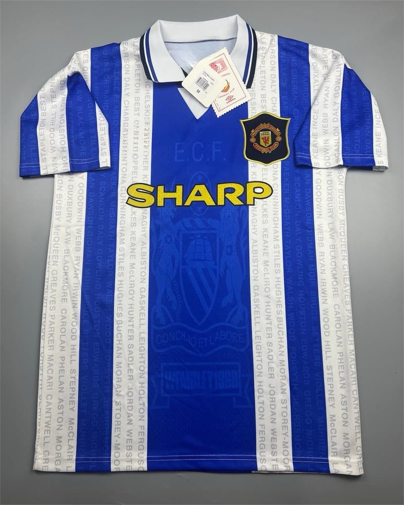 Retro เสื้อฟุตบอลย้อนยุค แมนยู 3rd Third เยือนสาม 1994/96