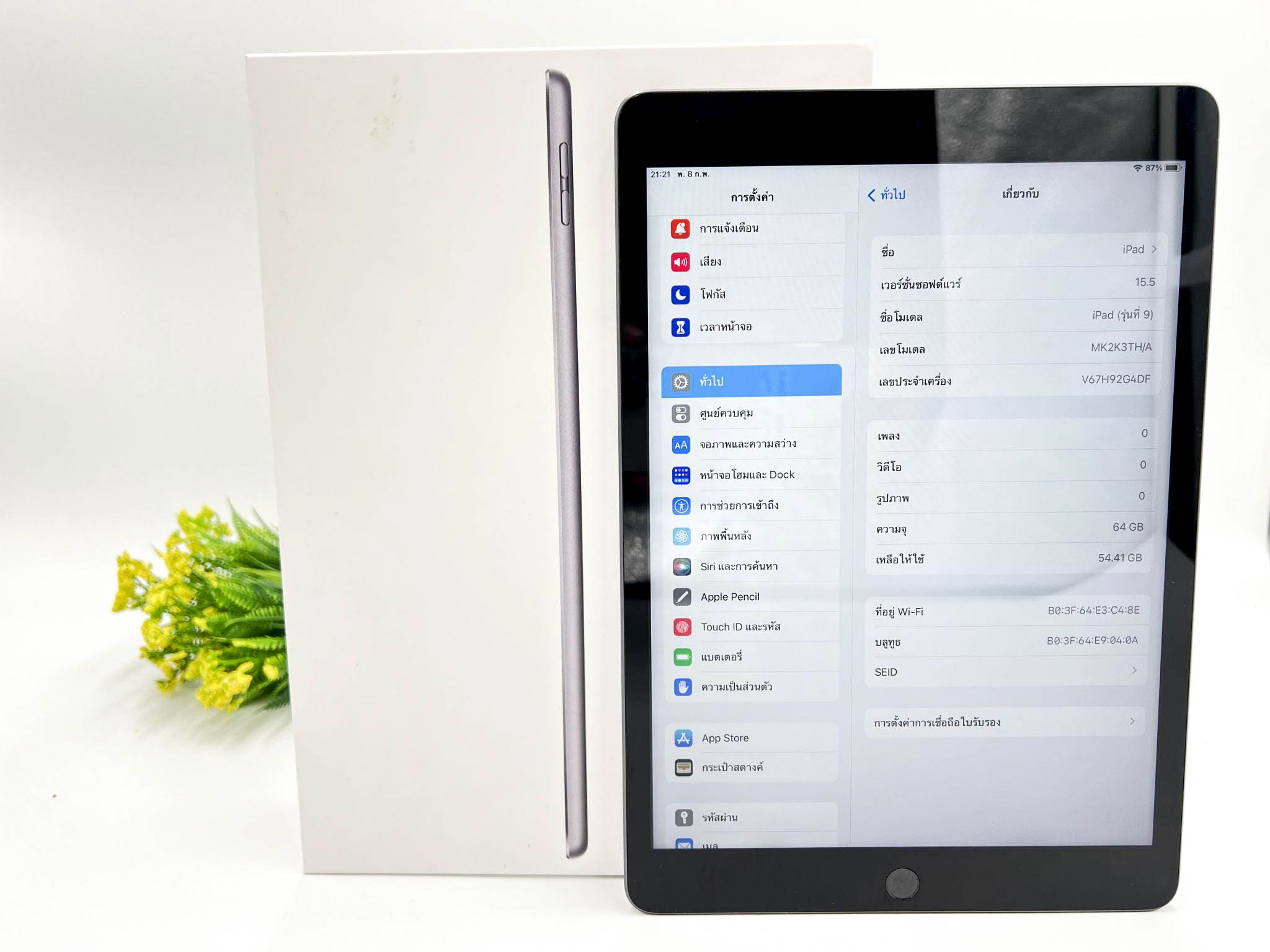 iPad Gen 9 WiFi TH 64GB สี Space Gray