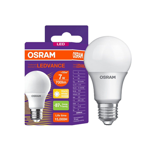 หลอดไฟ LED 7W OSRAM LECO CLA E27