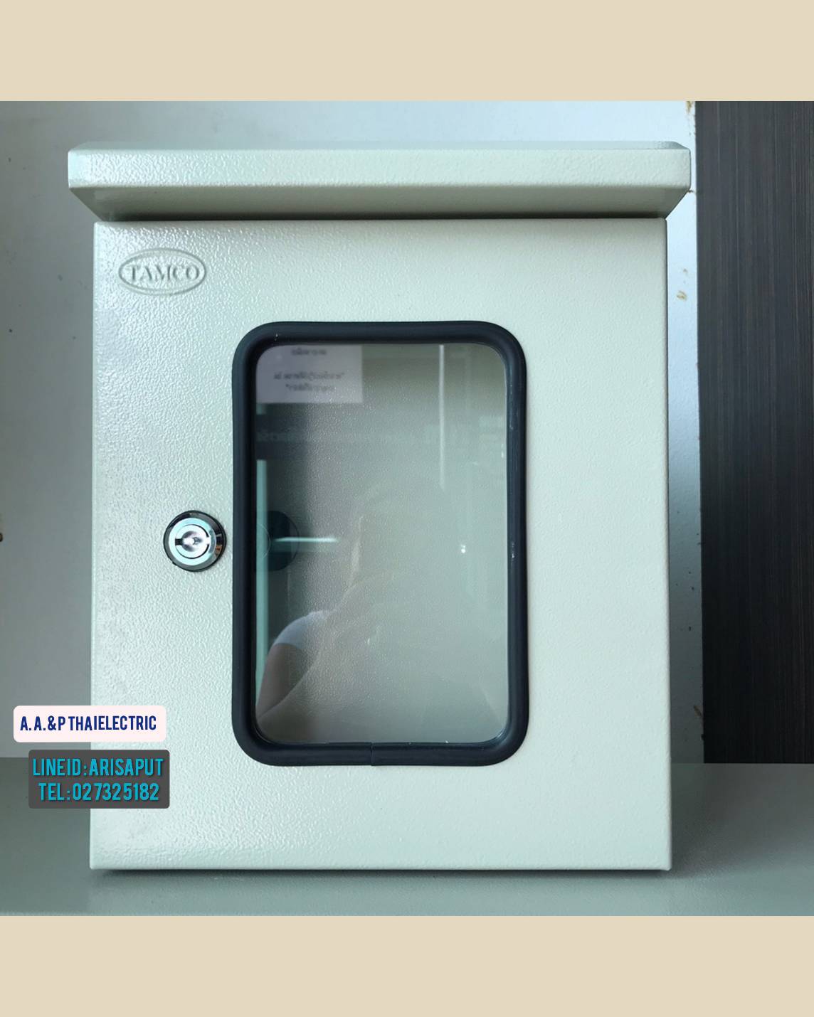 ตู้กันน้ำประตู 2 ชั้น มีกระจก COMPACT ENCLOSURE : CESG IP55