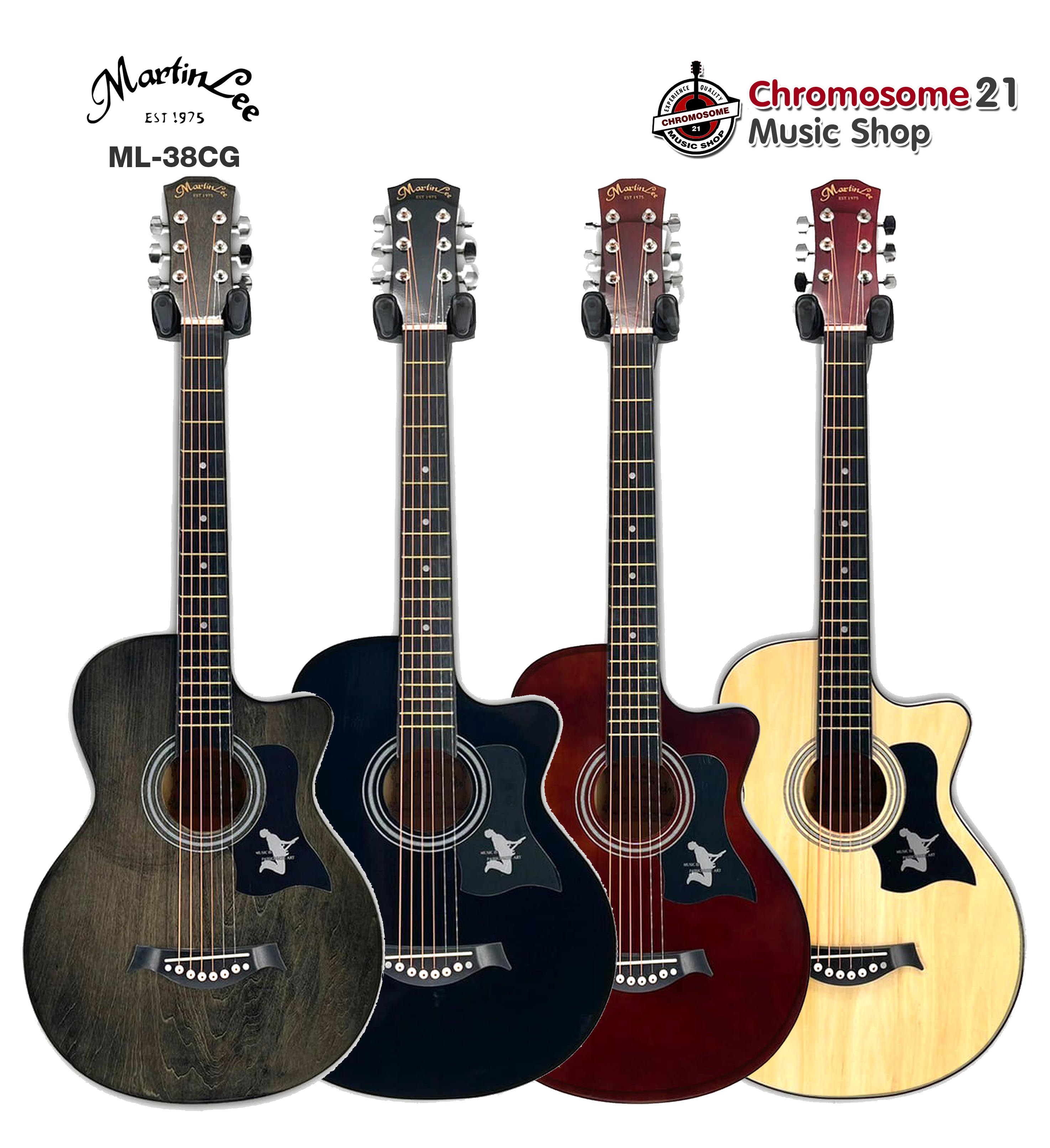 กีตาร์โปร่ง MartinLee รุ่น ML-38CG ขนาด 38”