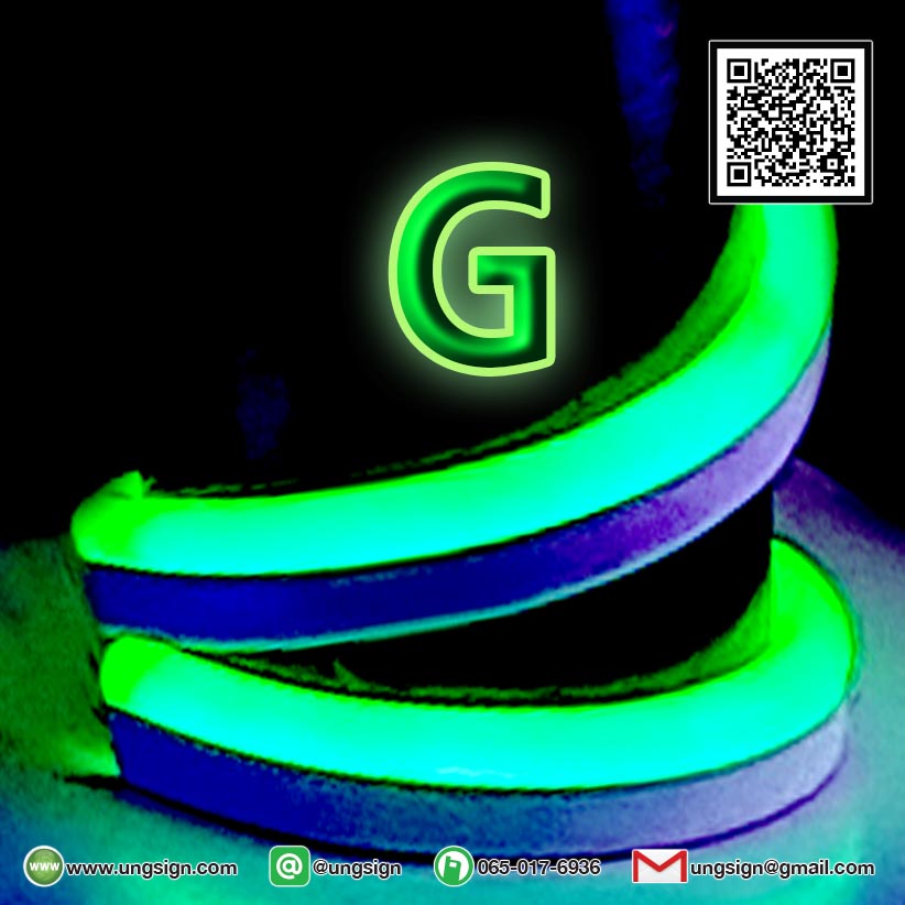ไฟนีออนเฟรค สีต่างๆ Neon Flex ทำป้ายได้หลากหลายสี