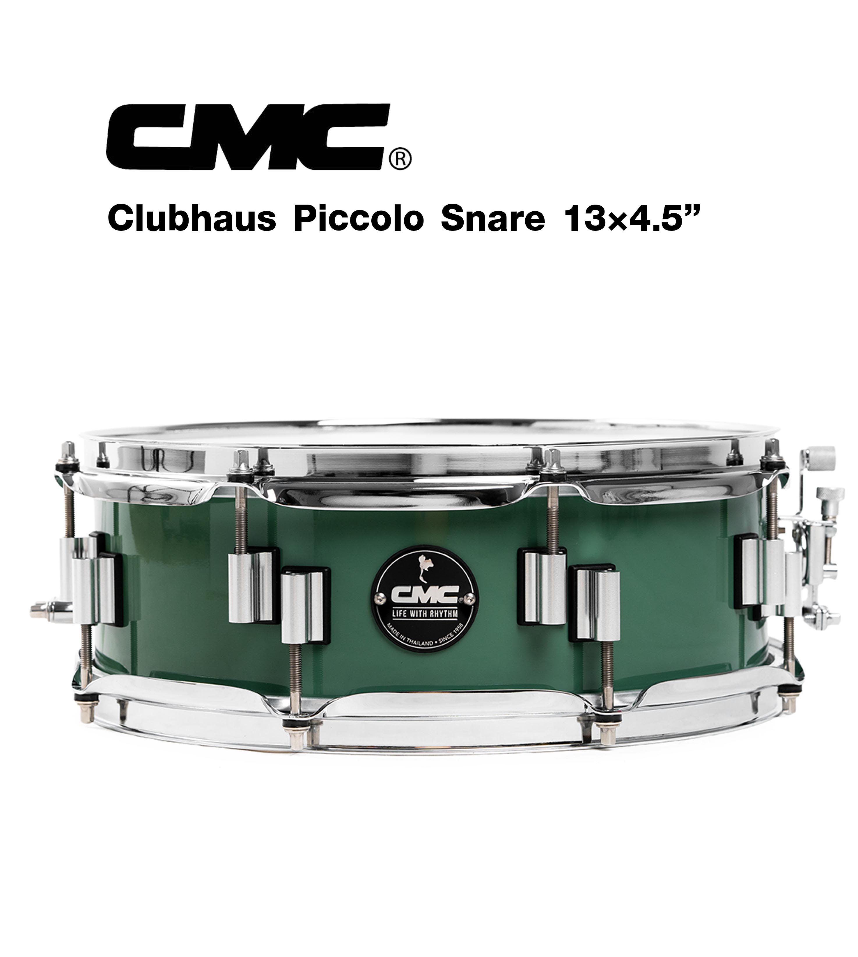 สแนร์ CMC Clubhaus Piccolo 13x4.5 รุ่น CMSN–CHP1345–RGEN [Racing Green/สีเขียว]