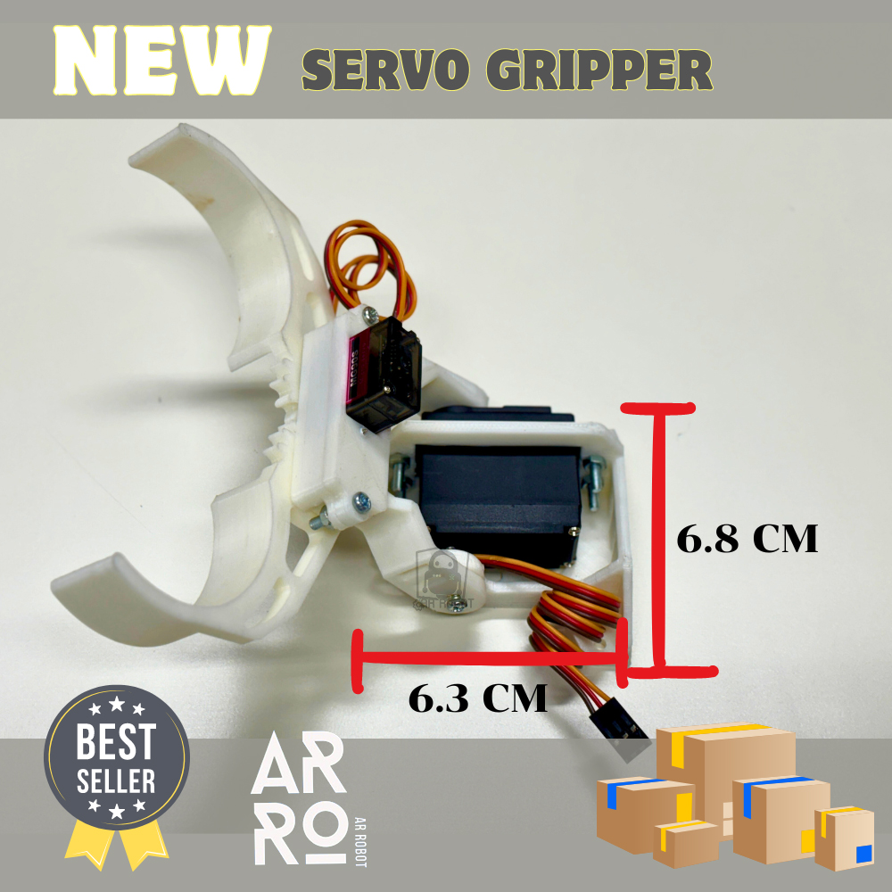 มือจับเซอร์โว Mg90s + MG996-995 มือจับกริปเปอร์ 3D เชอร์โวใหญ่ตัวยก Servo Grirpper