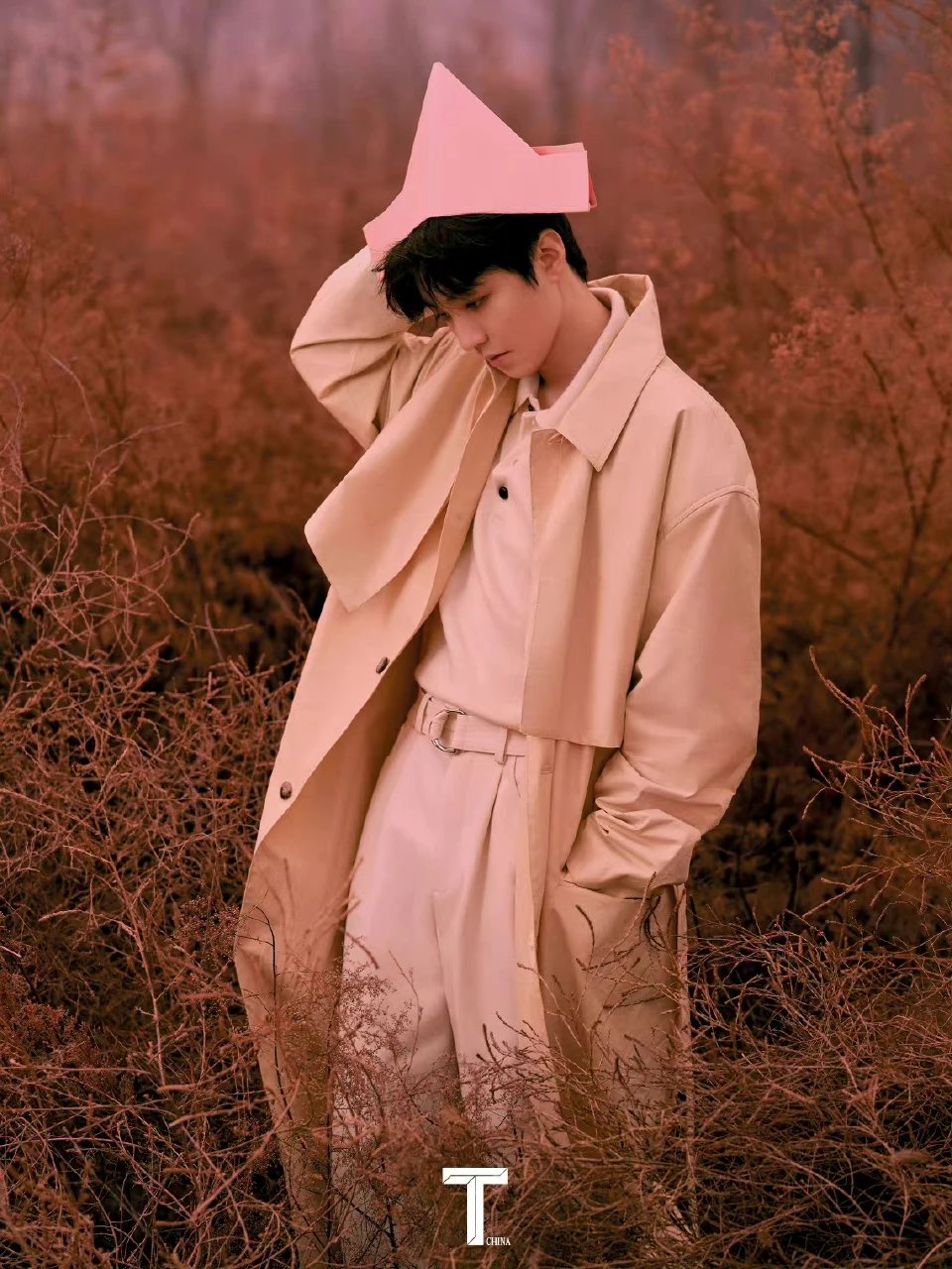 Pre - นิตยสาร T หวังจวิ้นข่าย WangJunkai 2023 +โปสเตอร์ อฟช.