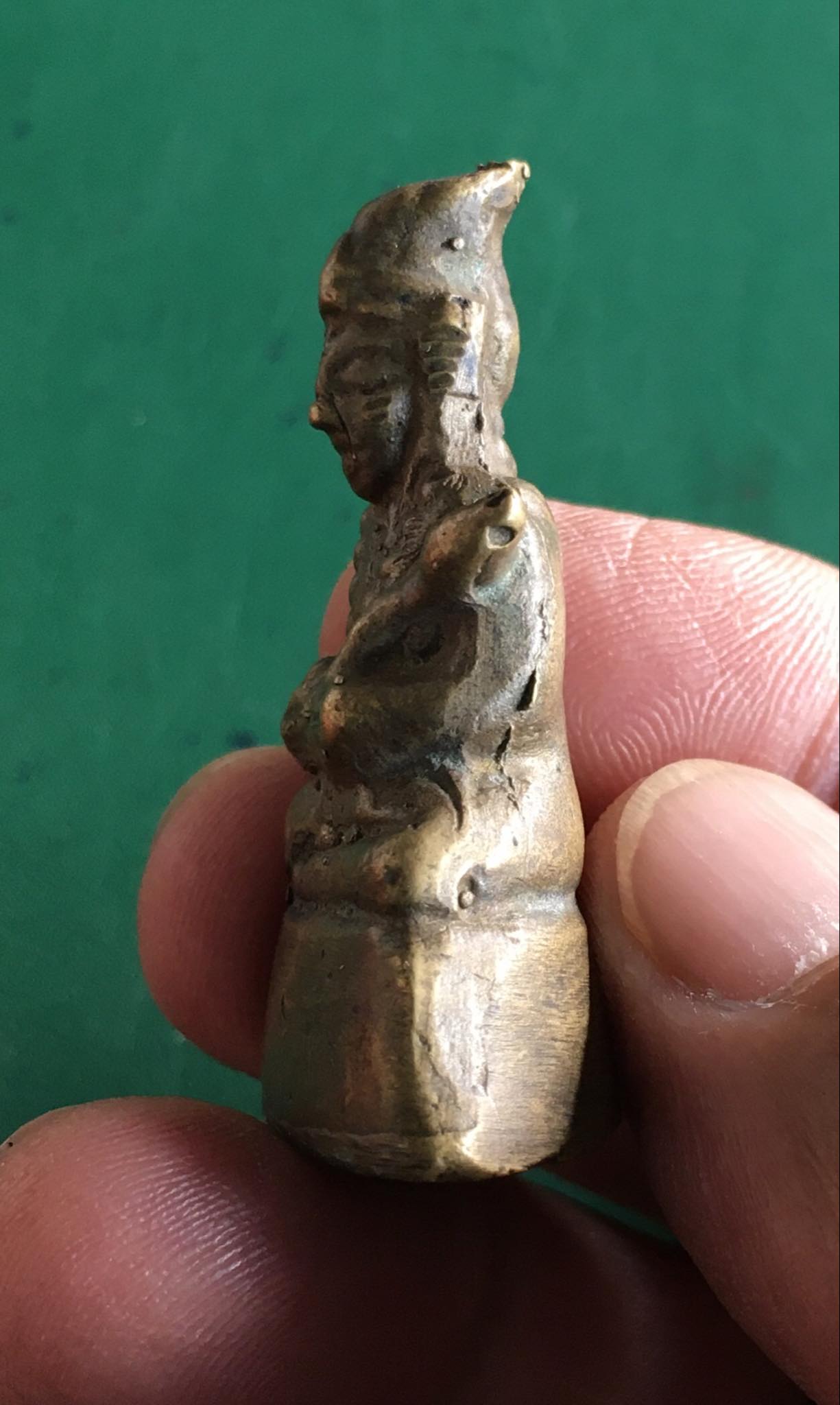 พระกริ่งฤาษีหลวงพ่อเงิน วัดบางคลาน ออกวัดป่ามะไฟ จังหวัดพิจิตร ปี2456