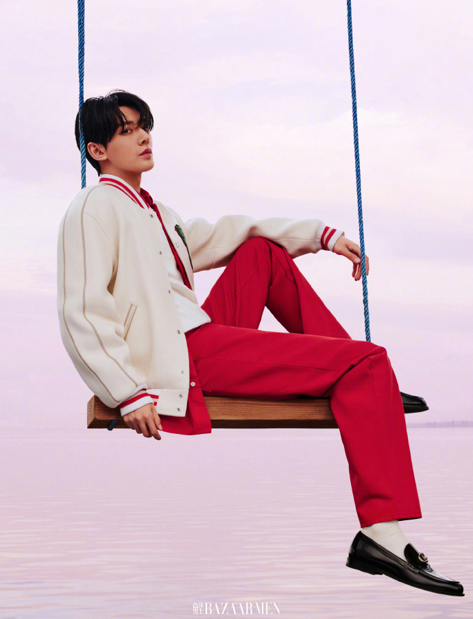 Pre - นิตยสาร Bazaar Men เติ้งเหวย DengWei 2024 เดือน 1