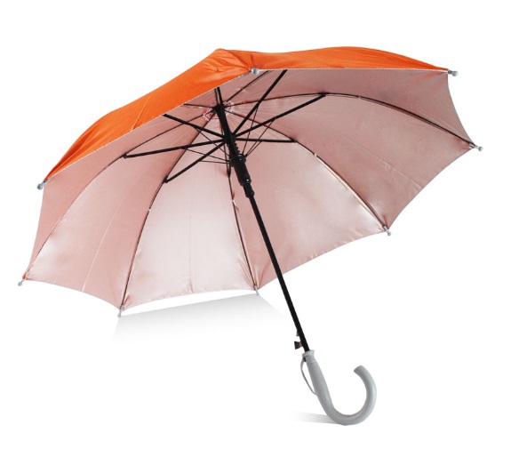 ร่มตอนเดียว 16 นิ้ว สีส้ม
