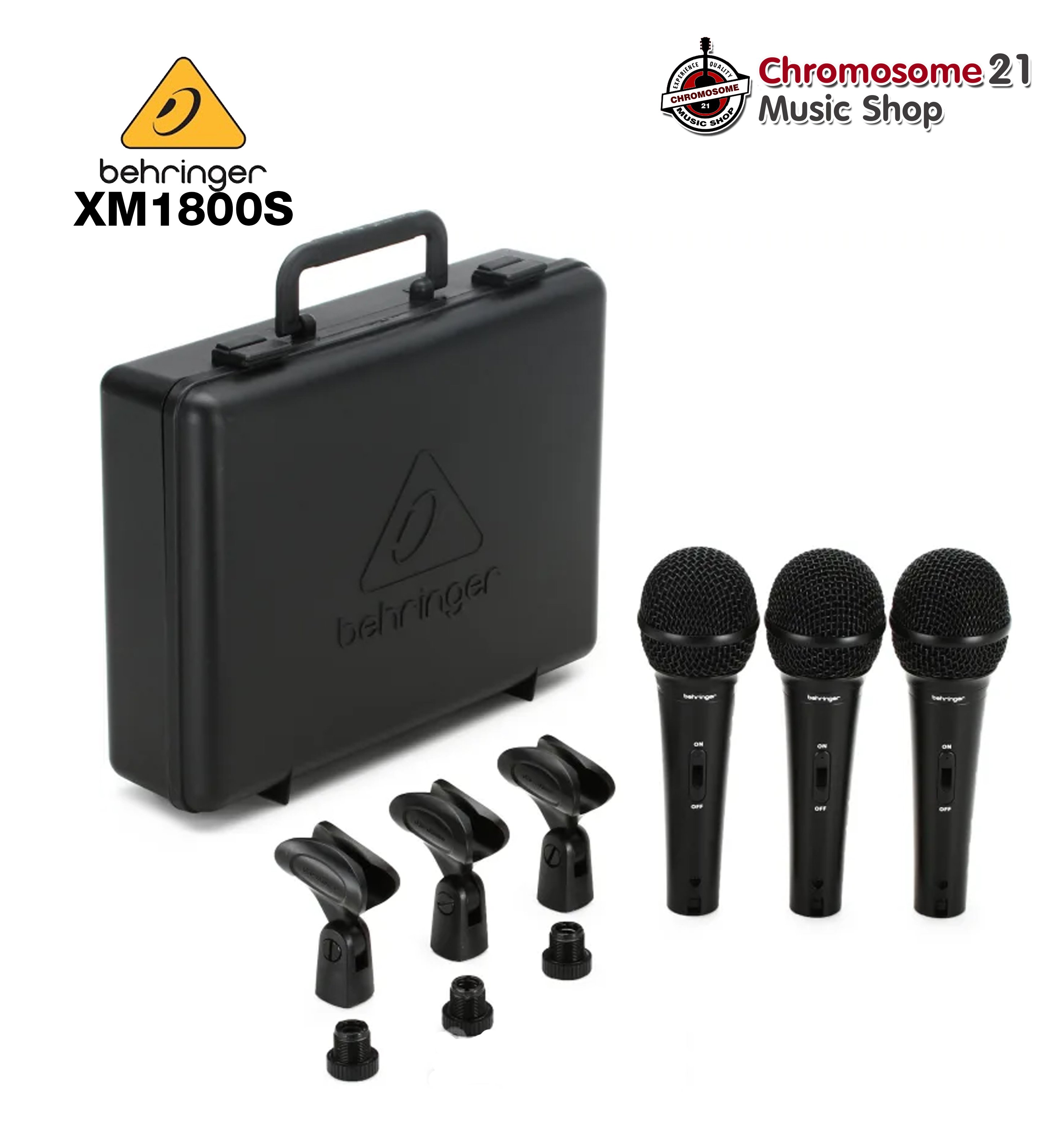 Behringer XM1800S ไมโครโฟน แพ็ค 3 ตัว