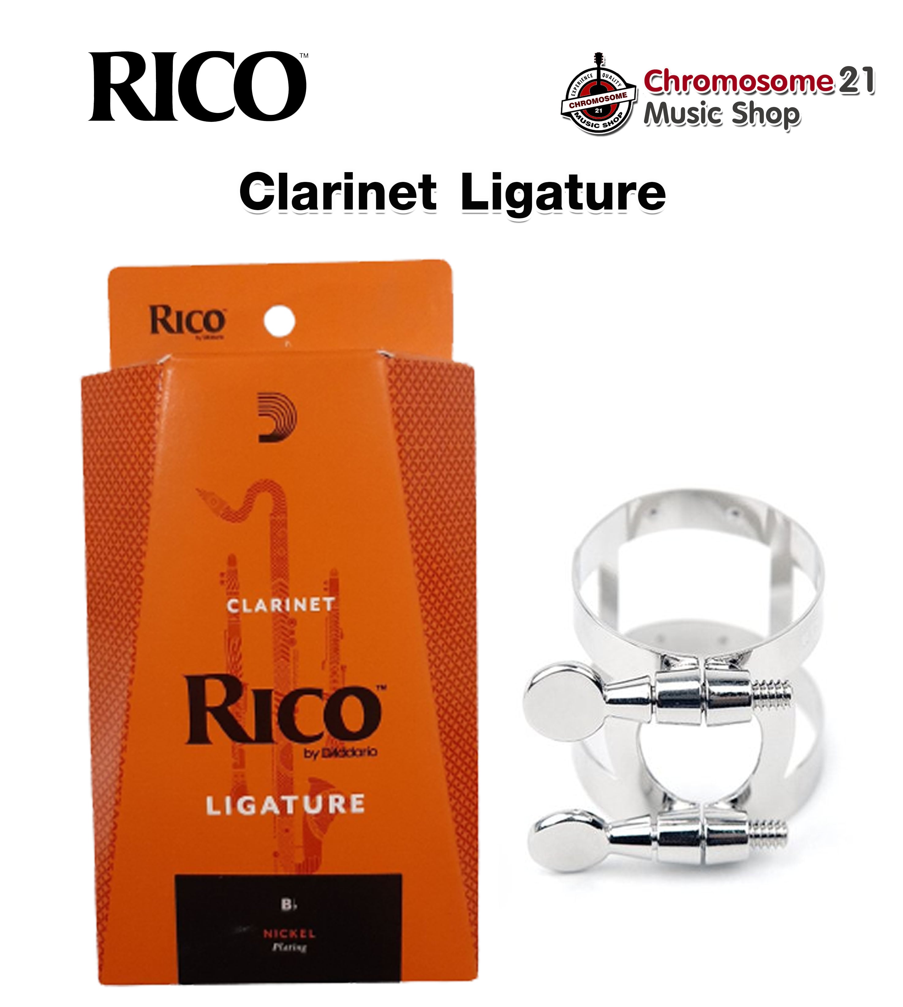 ที่รัดลิ้นคาริเน็ต Bb Clarinet Ligature รุ่น RCL-1LN