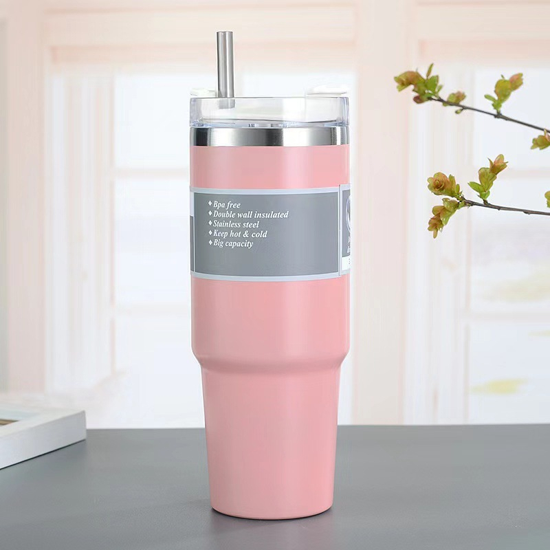 แก้วเก็บความเย็น พร้อมหลอด (รหัส SP-073)