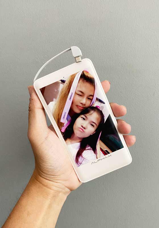 Power Bank แบตสำรอง รูปถ่าย ของขวัญเพื่อนๆ 13000 mah พิมพ์