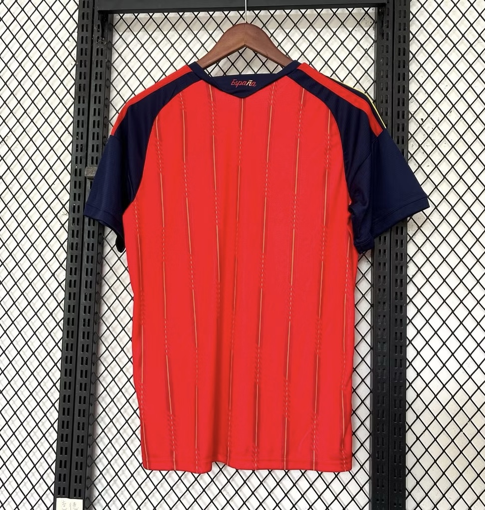 2026-27 มาใหม่เสื้อฟุตบอลสเปน สีเเดง Fans Edition เกรดแฟนบอล Size S-2XL