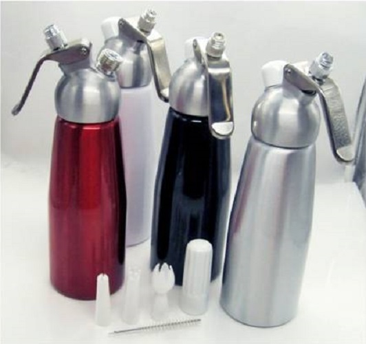 กระบอกฉีดวิปครีม Whip Cream 1000ml หัวอลูมิเนียม (Cream Whipper ขวดวิปครีม 1 ลิตร)