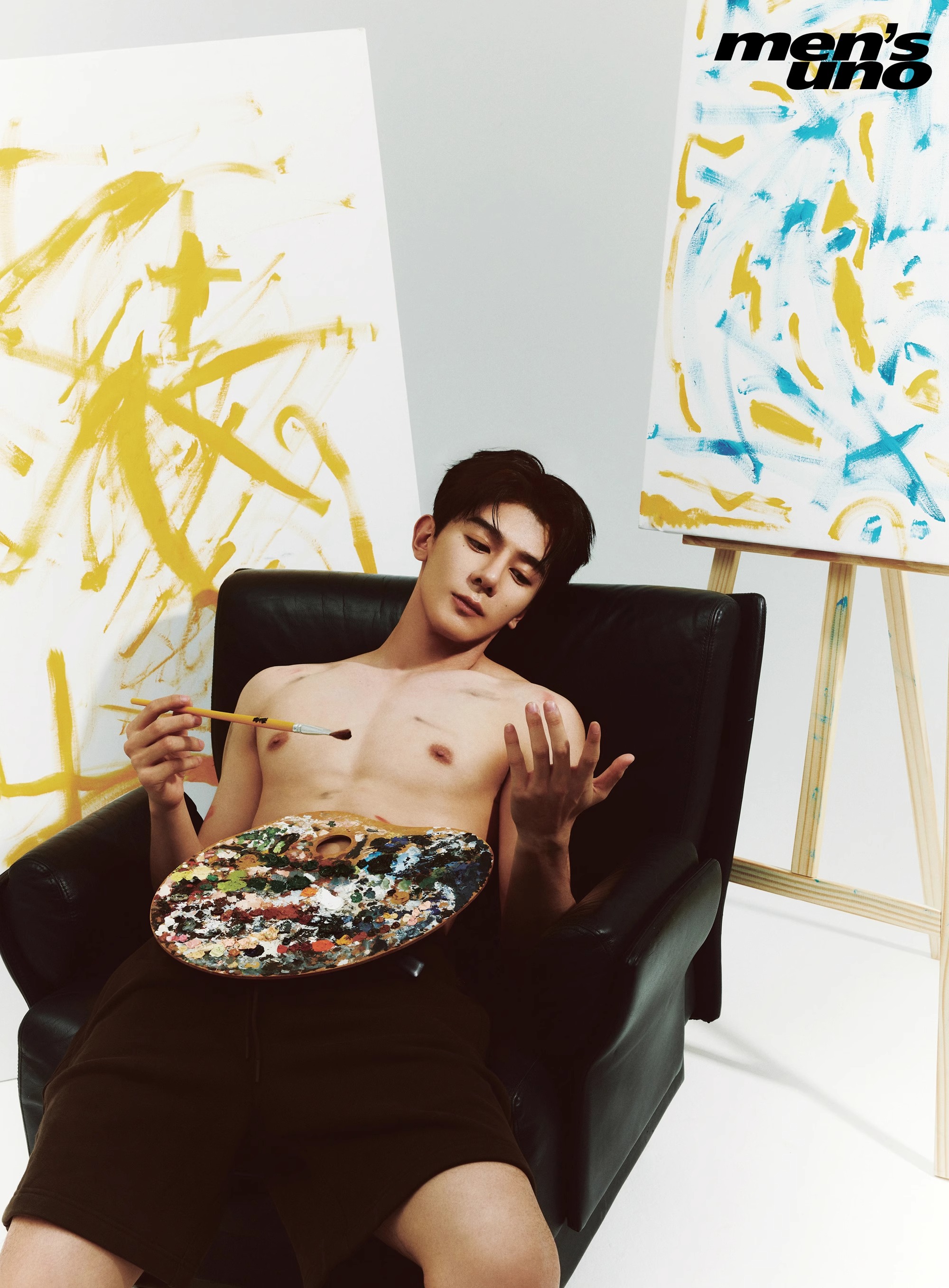 Pre - นิตยสาร Men’s Uno หน้าภายใน เซี่ยจือกวง XiaZhiguang 2023+การ์ด