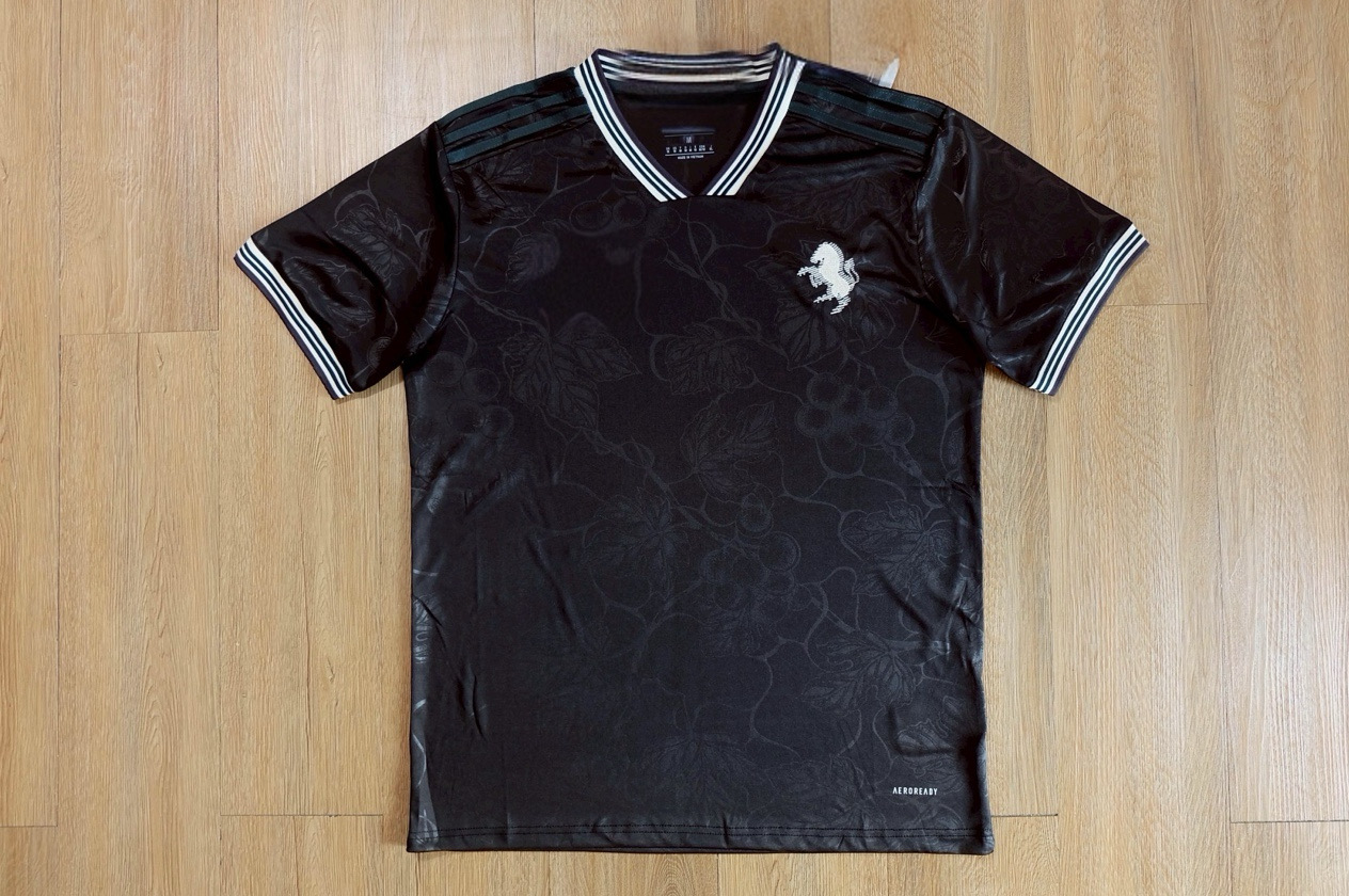 เสื้อฟุตบอล ยูเวนตุส เยือน สีดำ Fans Edition เกรดแฟนบอล 2025