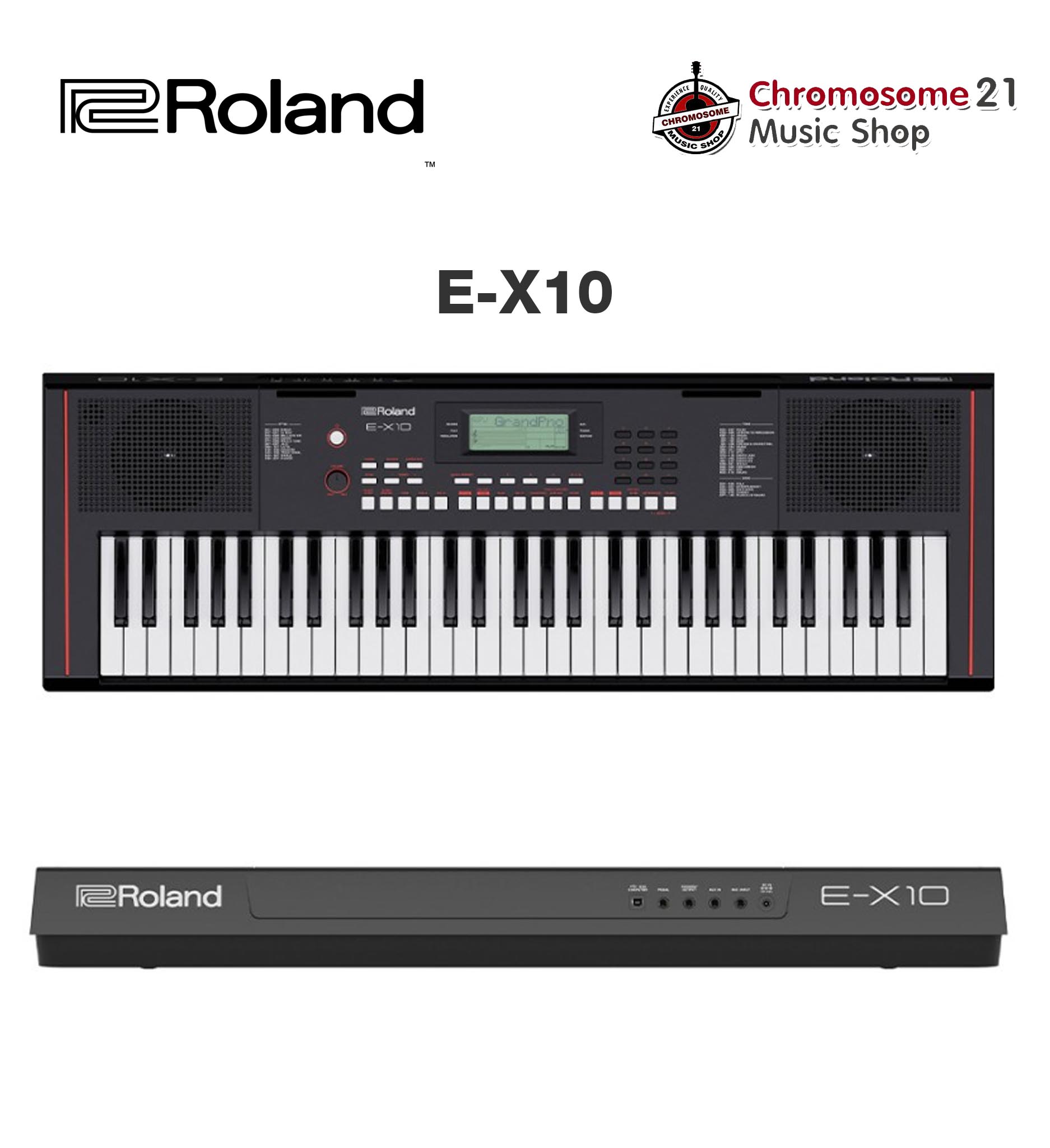 Roland E-X10 คีย์บอร์ดไฟฟ้า 61 คีย์