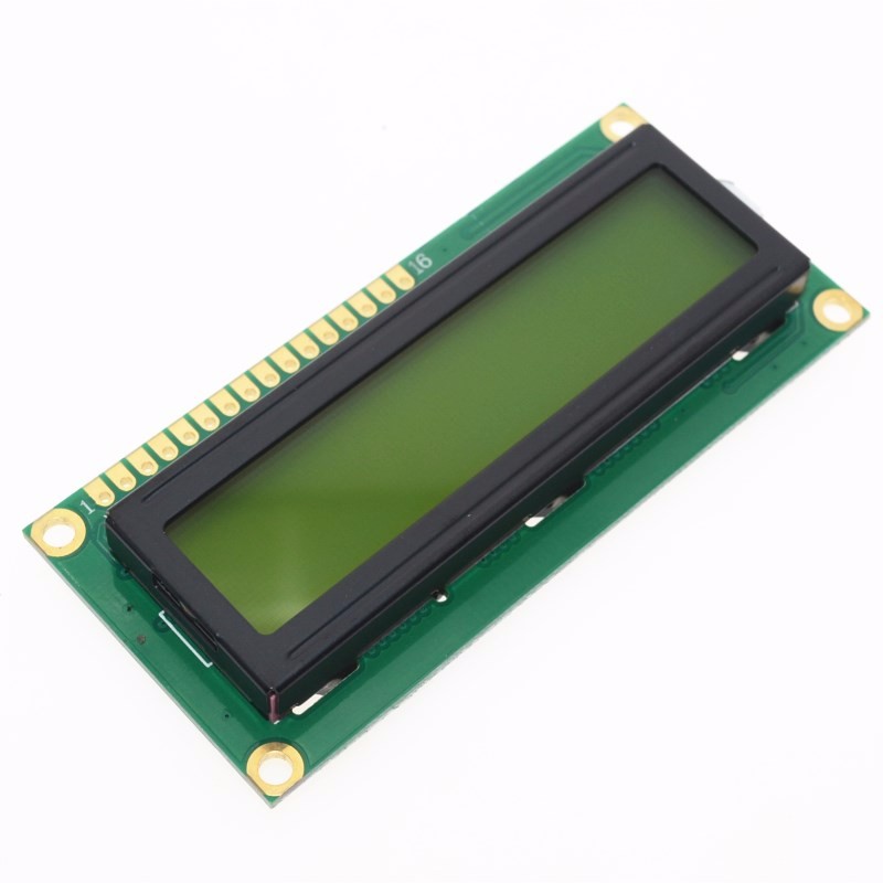 LCD1602 1602 โมดูลหน้าจอสีเขียวจอแสดงผล LCD 16x2 ตัวอักษร Module.1602 5 โวลต์หน้าจอสีเขียวและสีขาวรหัสสำหรับ arduino