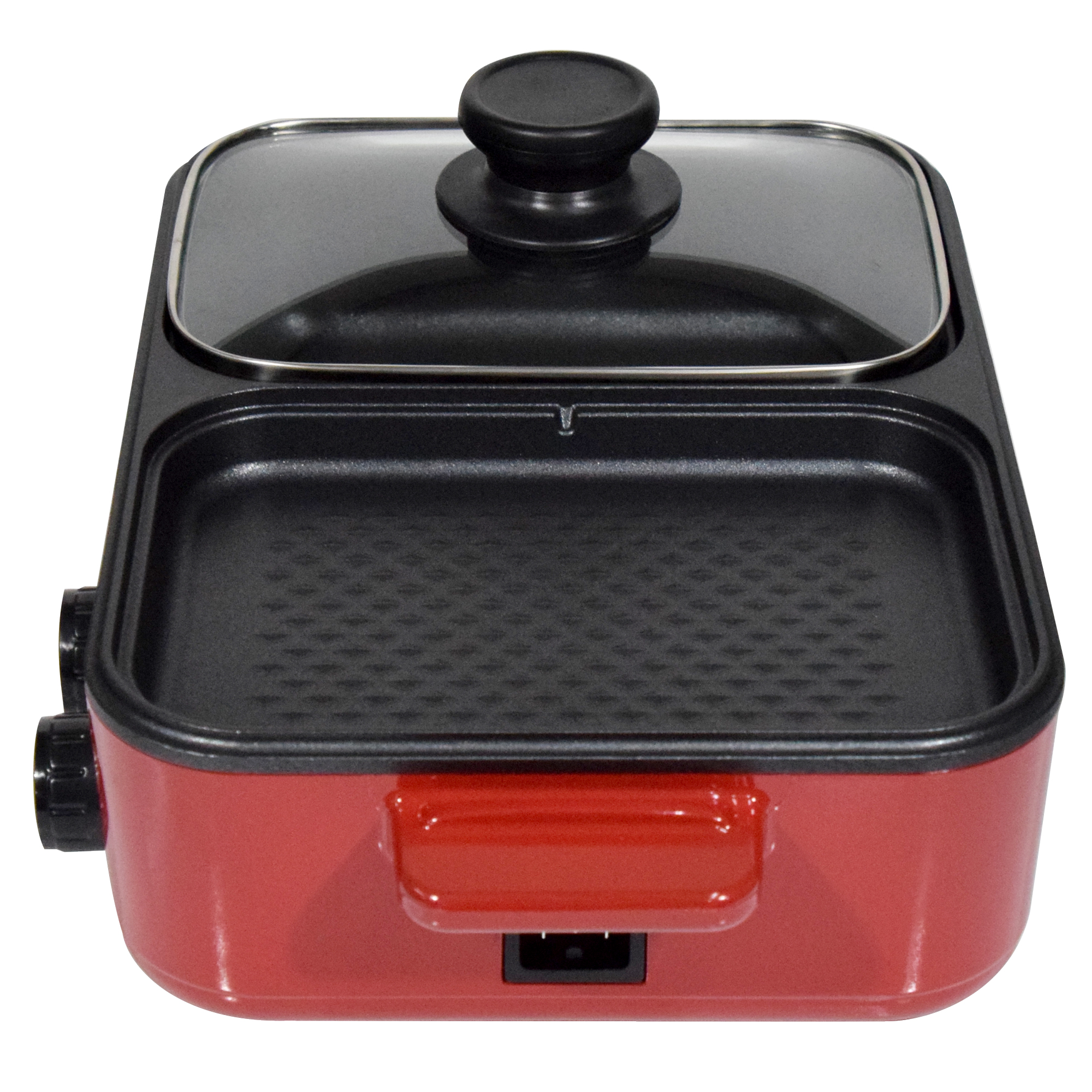 FRY KING เตาปิ้งย่าง ชาบู 2in1 รุ่น FR-BQ7 เคลือบ non-stick ทั้งต้มและย่างได้พร้อมกัน ปรับอุณหภูมิแยกกัน ตัดไฟอัตโนมัติ