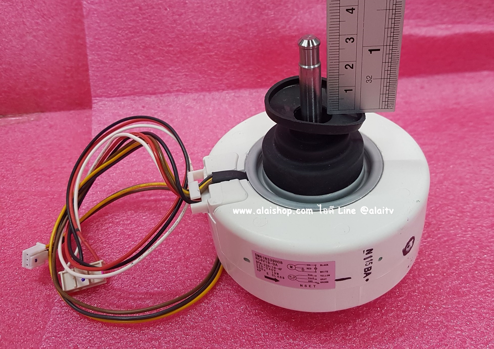 มอเตอร์พัดลมคอล์ยเย็นแอร์มิตซูบิชิ /อะไหล่แอร์เครื่องปรับอากาศ