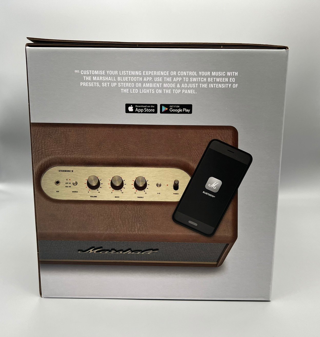Marshall Stanmore II Bluetooth Speaker Brown