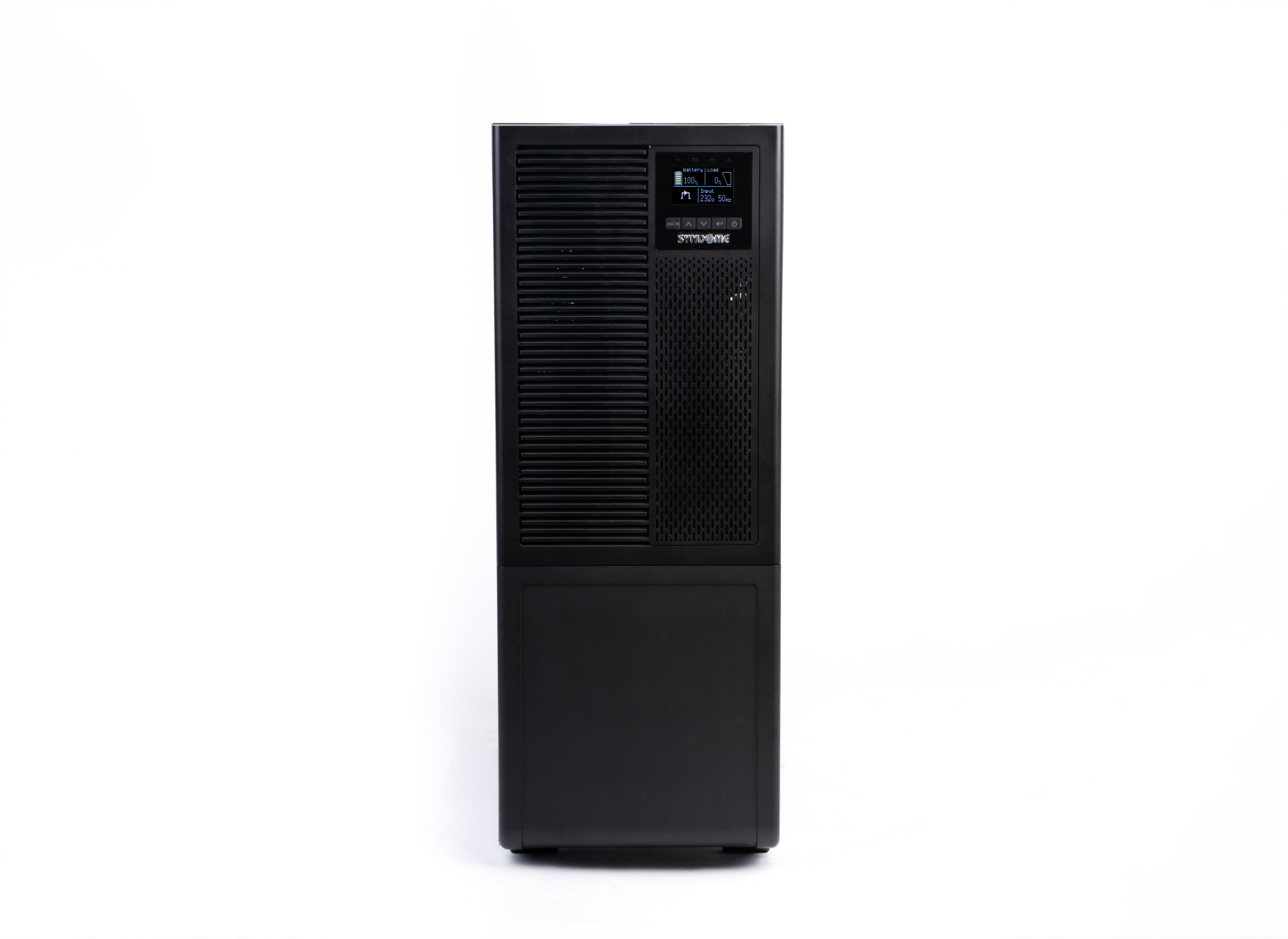 Syndome | เครื่องสำรองไฟฟ้าระบบ True Online รุ่น HE-10K-IOT (10000VA/10000W) *มีแอพตรวจสถานะเครื่องได้