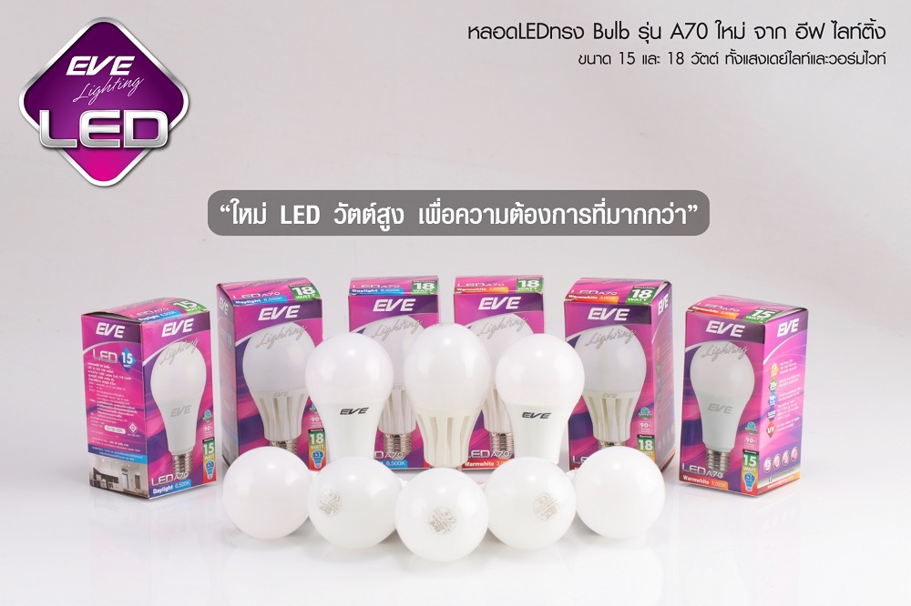 หลอด LED A70 15-18 วัตต์