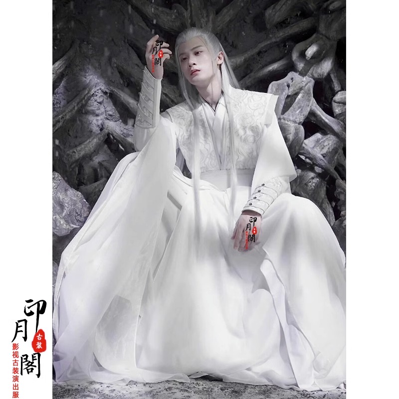 Pre - ชุดจีนชายสไตล์ถานเจี้ยนซื่อ ห้วงคํานึงดวงใจนิรันดร์ Hanfu ชาย เครื่องแต่งกายโบราณ
